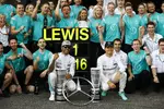 Foto zur News: Lewis Hamilton (Mercedes) und Nico Rosberg (Mercedes)