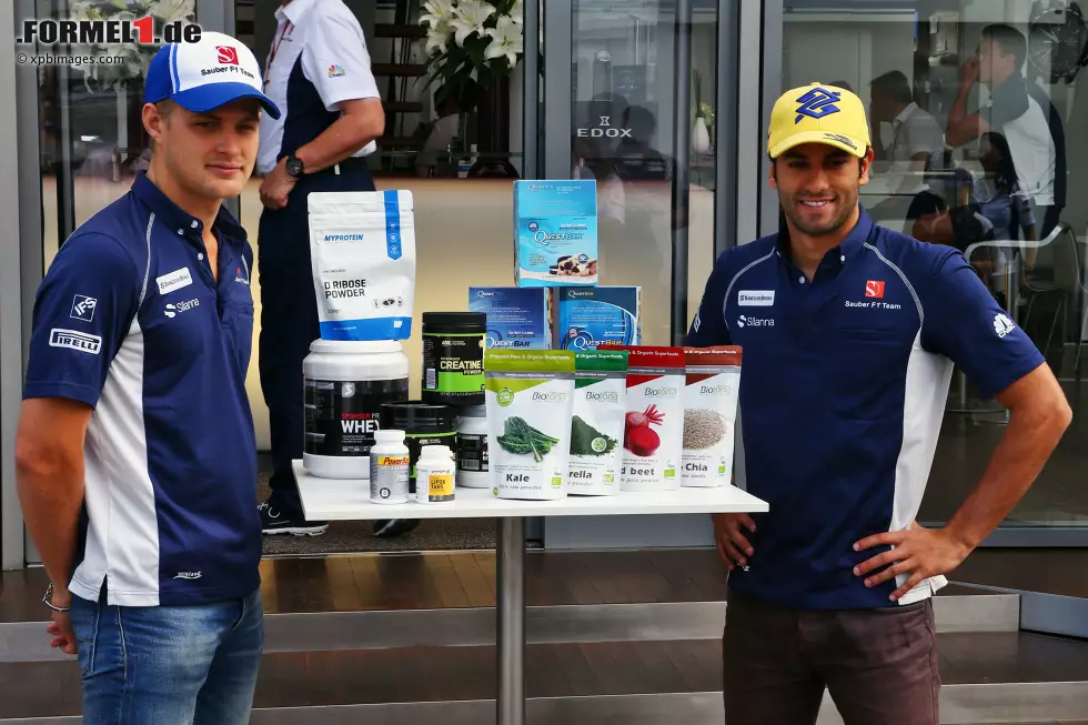 Foto zur News: Marcus Ericsson (Sauber) und Felipe Nasr (Sauber)