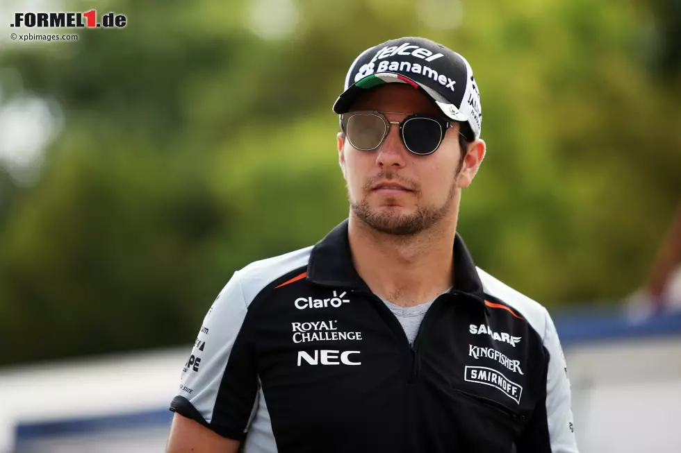 Foto zur News: Sergio Perez (Force India)