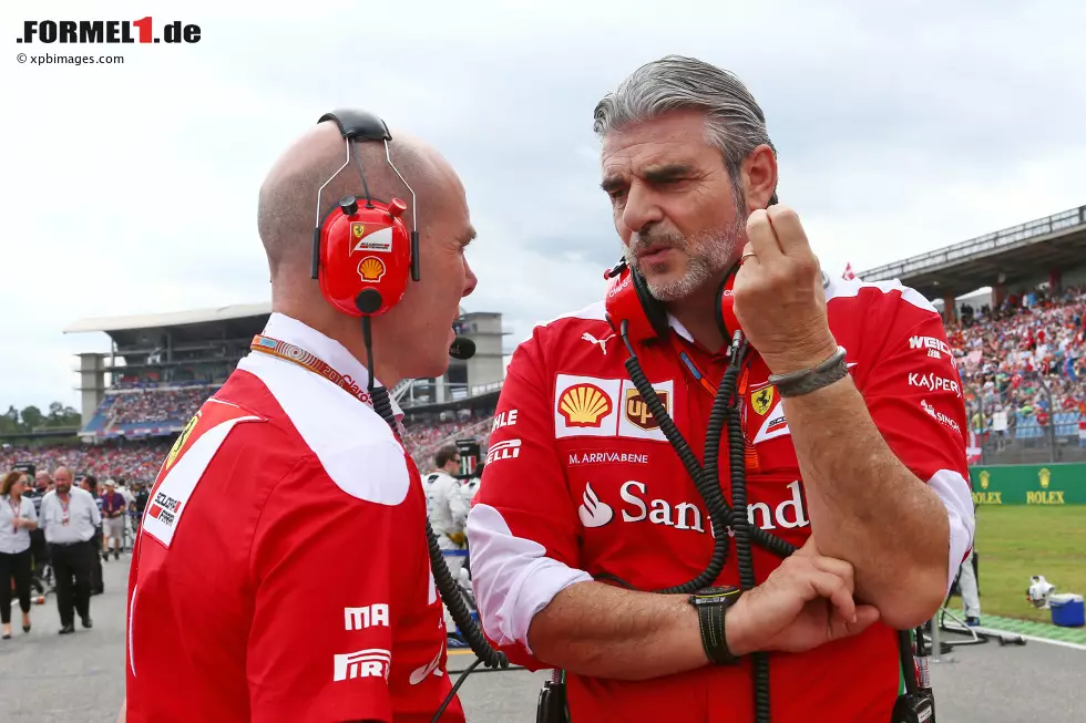 Foto zur News: Jock Clear und Maurizio Arrivabene