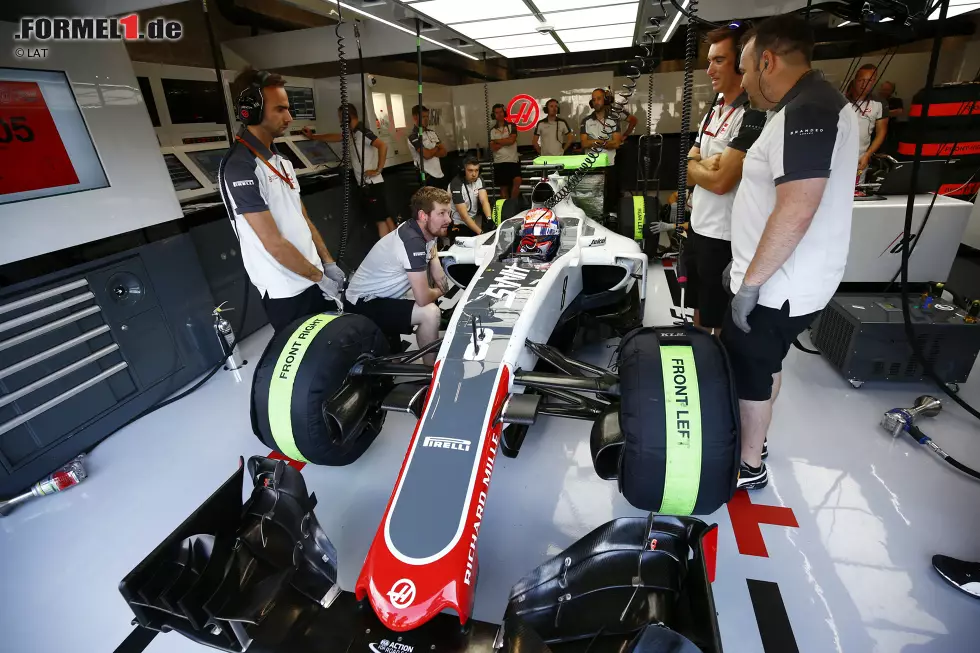 Foto zur News: Romain Grosjean (Haas)