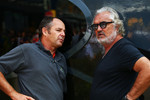 Foto zur News: Gerhard Berger und Flavio Briatore