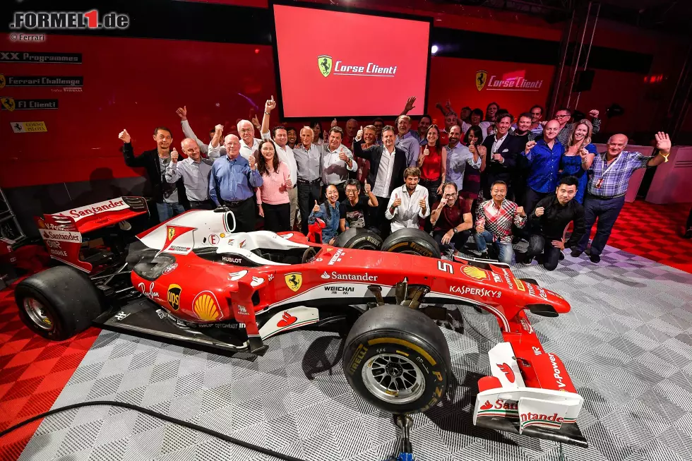 Foto zur News: Sebastian Vettel (Ferrari) bei den Ferrari Racing Days in Hockenheim 2016