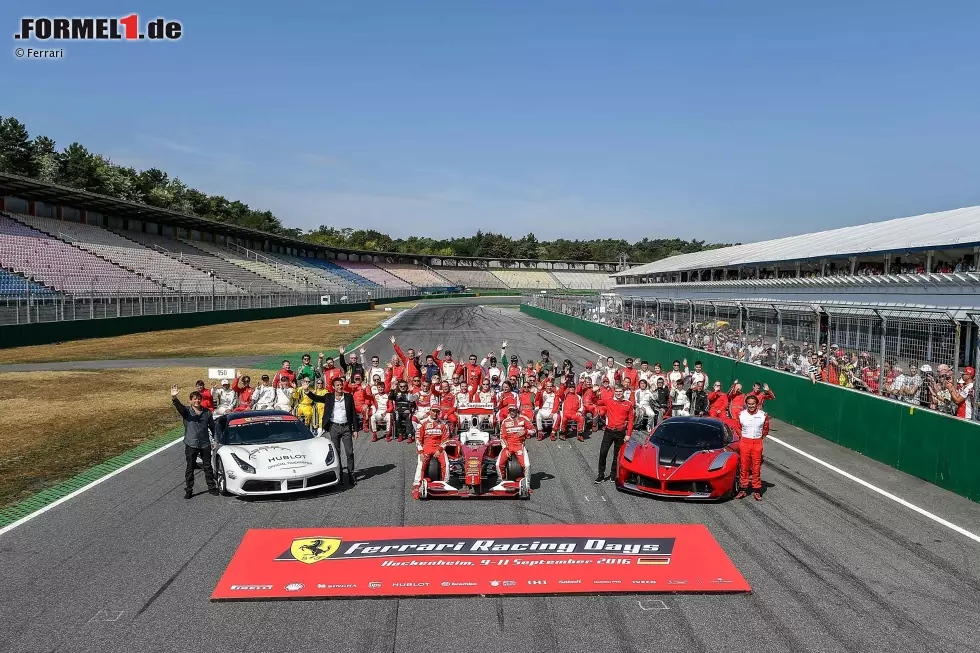 Foto zur News: Sebastian Vettel (Ferrari) bei den Ferrari Racing Days in Hockenheim 2016