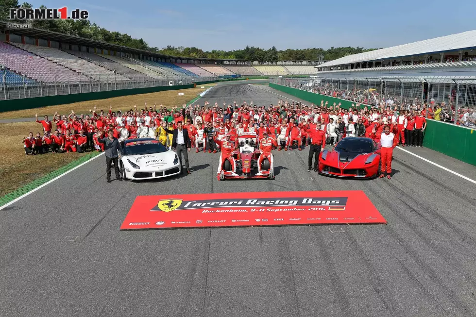 Foto zur News: Sebastian Vettel (Ferrari) bei den Ferrari Racing Days in Hockenheim 2016