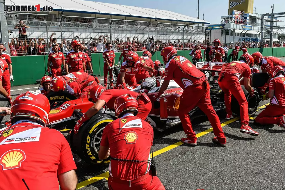 Foto zur News: Sebastian Vettel (Ferrari) bei den Ferrari Racing Days in Hockenheim 2016