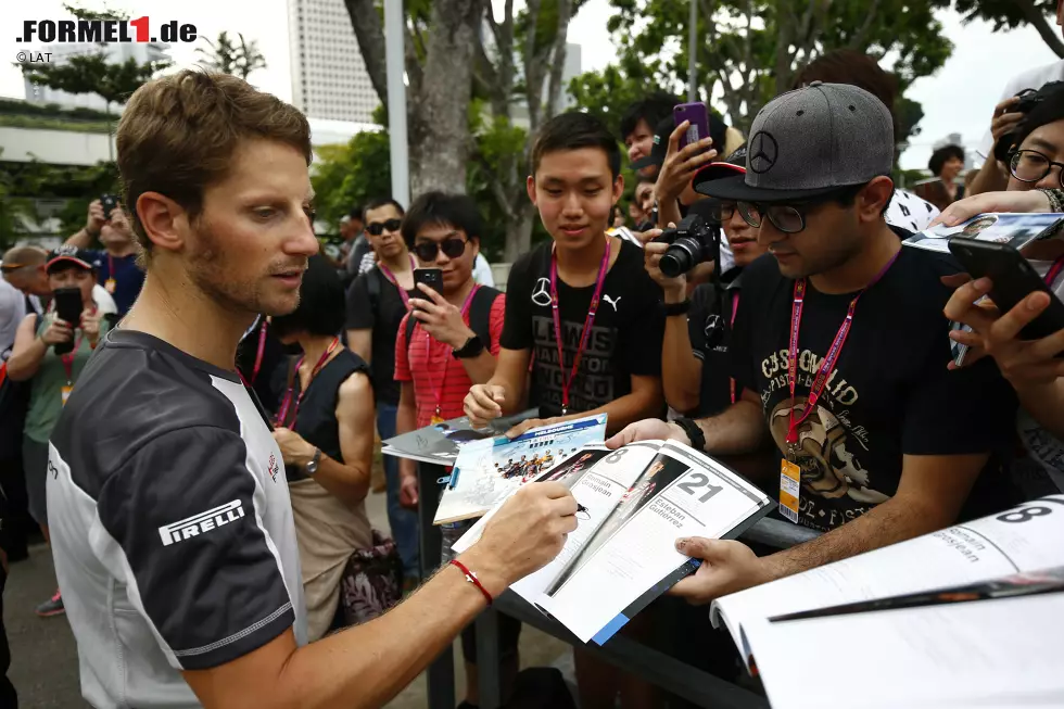 Foto zur News: Romain Grosjean (Haas)