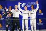 Gallerie: Daniel Ricciardo (Red Bull), Nico Rosberg (Mercedes) und Lewis Hamilton (Mercedes)