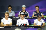 Foto zur News: Nico Rosberg (Mercedes), Jenson Button (McLaren), Felipe Massa (Williams), Esteban Ocon (Manor), Nico Hülkenberg (Force India) und Daniil Kwjat (Toro Rosso)
