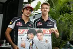 Foto zur News: Carlos Sainz (Toro Rosso) und Daniil Kwjat (Toro Rosso)