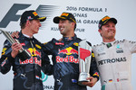 Gallerie: Max Verstappen (Red Bull), Daniel Ricciardo (Red Bull) und Nico Rosberg (Mercedes)