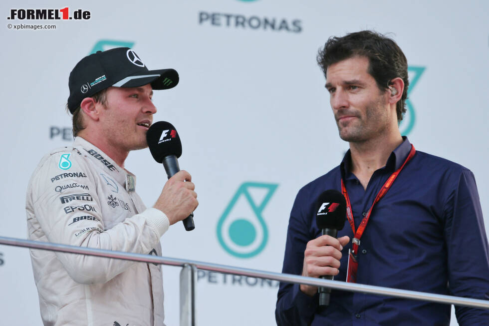 Foto zur News: Nico Rosberg (Mercedes) und Mark Webber