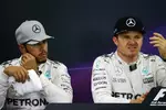 Foto zur News: Lewis Hamilton (Mercedes) und Nico Rosberg (Mercedes)