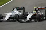 Foto zur News: Sergio Perez (Force India) und Felipe Massa (Williams)