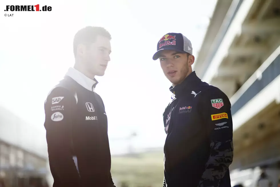 Foto zur News: Stoffel Vandoorne und Pierre Gasly