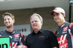 Foto zur News: Romain Grosjean (Haas) und Esteban Gutierrez (Haas)