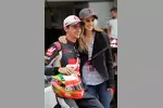 Foto zur News: Esteban Gutierrez (Haas) mit Freundin Monica Casan