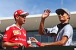 Gallerie: Sebastian Vettel (Ferrari) und Pascal Wehrlein (Manor)