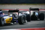 Foto zur News: Pascal Wehrlein (Manor) und Esteban Ocon (Manor)