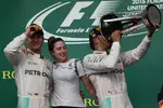 Foto zur News: Lewis Hamilton (Mercedes) und Nico Rosberg (Mercedes)