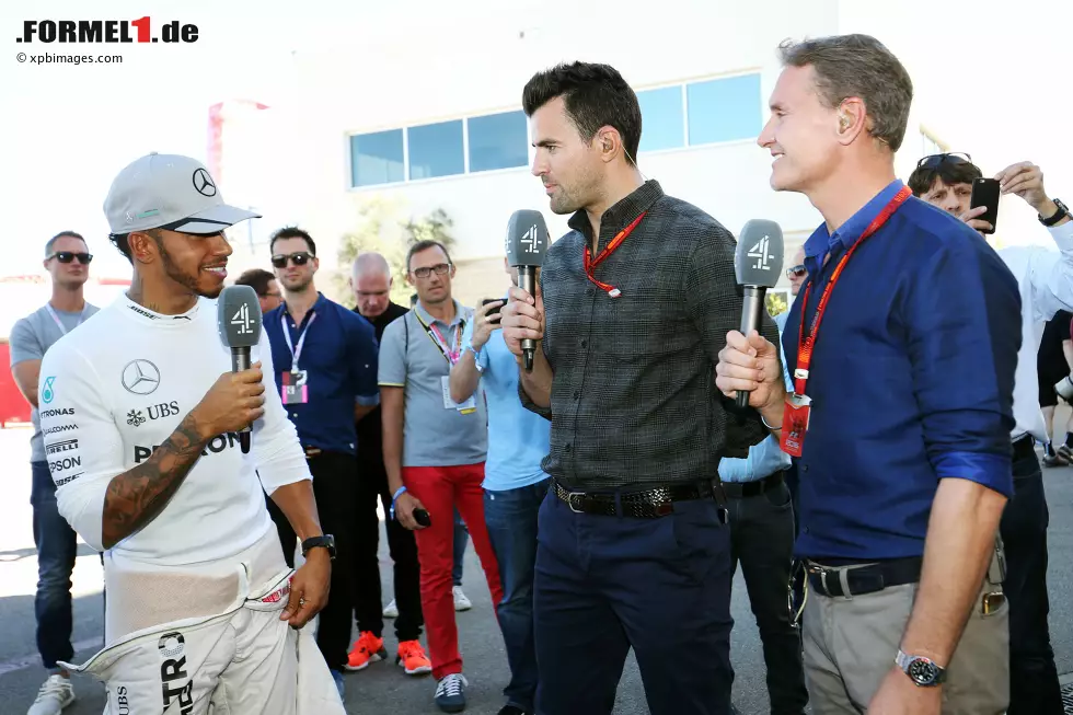 Foto zur News: Lewis Hamilton (Mercedes) und David Coulthard