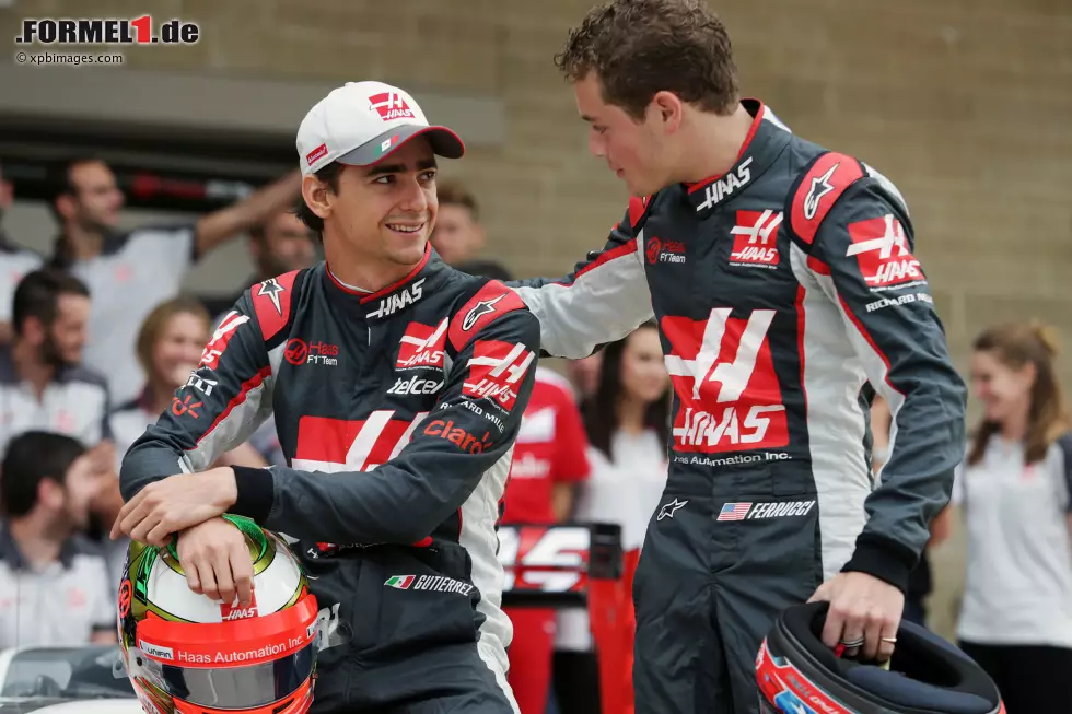 Foto zur News: Esteban Gutierrez (Haas) und Santino Ferrucci