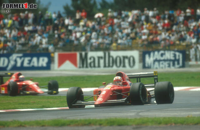 Foto zur News: Ferrari feiert 1990 in Mexiko einen Doppelsieg. Jetzt durch weitere Triumphe und Tragödien beim Grand Prix von Mexiko klicken!