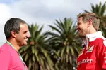 Foto zur News: Juan Pablo Montoya und Sebastian Vettel (Ferrari)