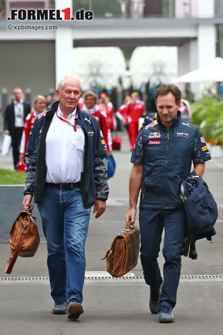 Foto zur News: Helmut Marko und Christian Horner