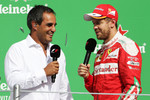 Foto zur News: Juan Pablo Montoya und Sebastian Vettel (Ferrari)