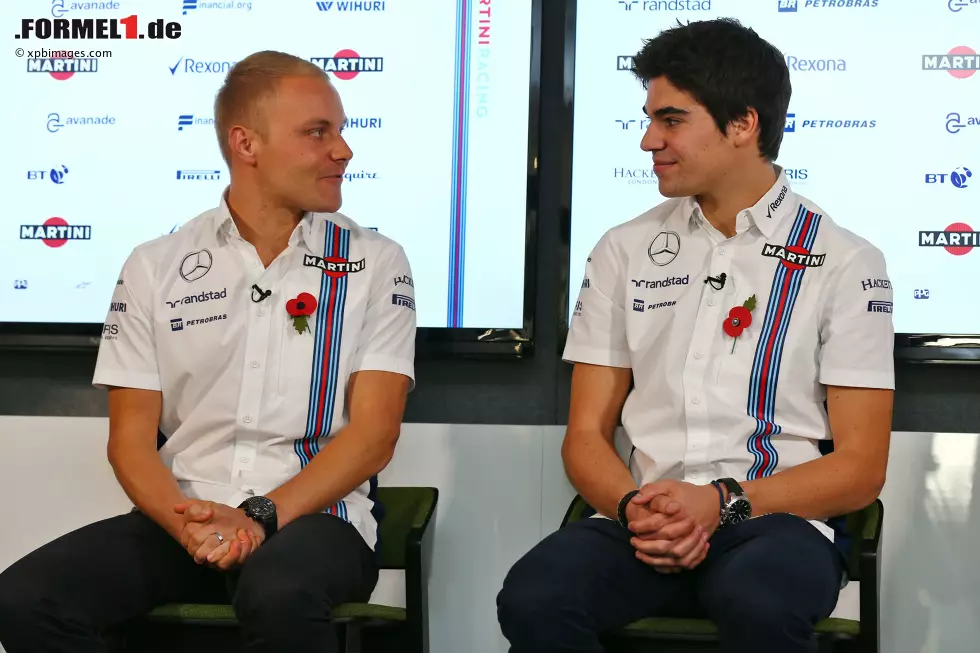 Foto zur News: Valtteri Bottas und Lance Stroll