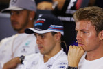 Foto zur News: Nico Rosberg (Mercedes), Felipe Massa (Williams) und Lewis Hamilton (Mercedes)