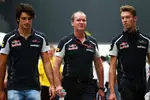 Foto zur News: Carlos Sainz (Toro Rosso) und Daniil Kwjat (Toro Rosso)