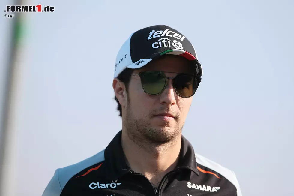 Foto zur News: Sergio Perez (Force India)