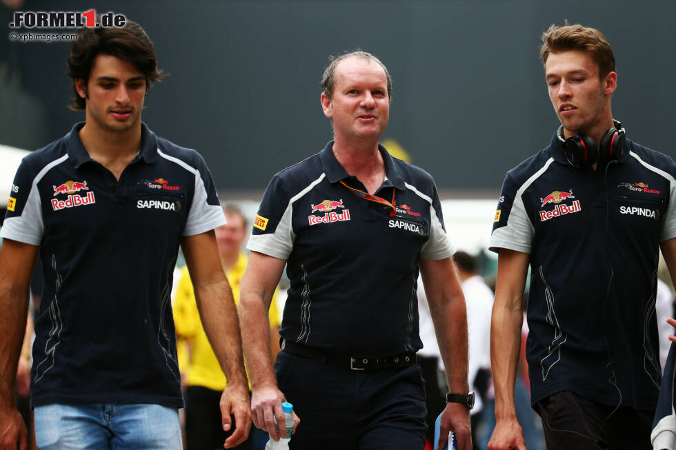 Foto zur News: Carlos Sainz (Toro Rosso) und Daniil Kwjat (Toro Rosso)