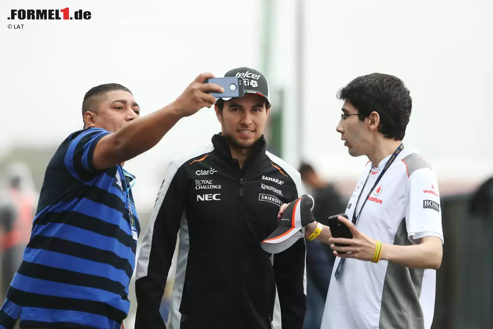 Foto zur News: Sergio Perez (Force India)