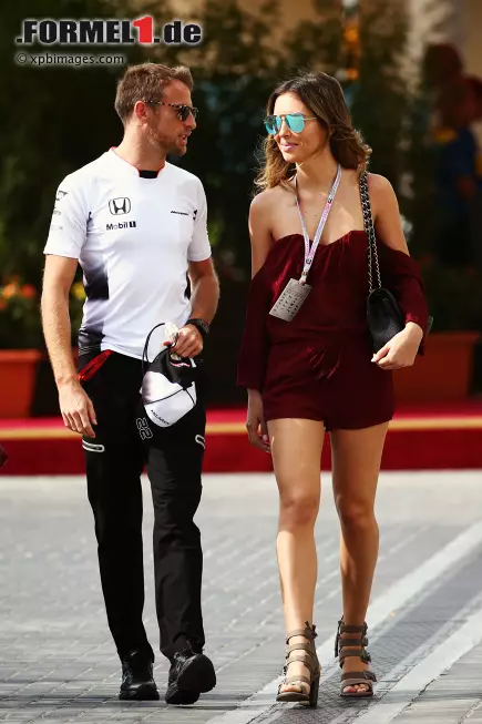 Foto zur News: Jenson Button (McLaren) mit Freundin Brittny Ward