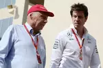 Foto zur News: Niki Lauda und Toto Wolff