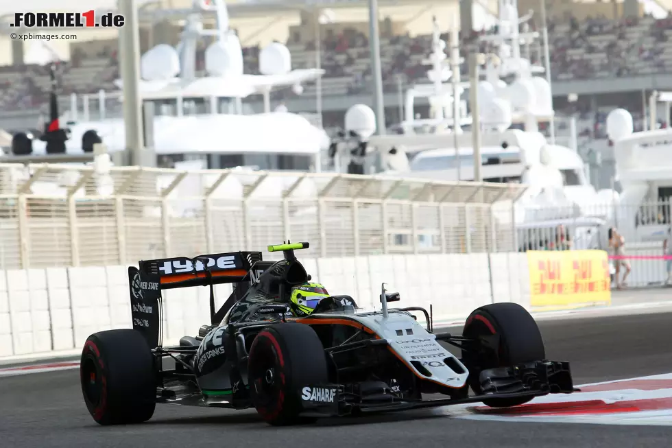 Foto zur News: Sergio Perez (Force India)