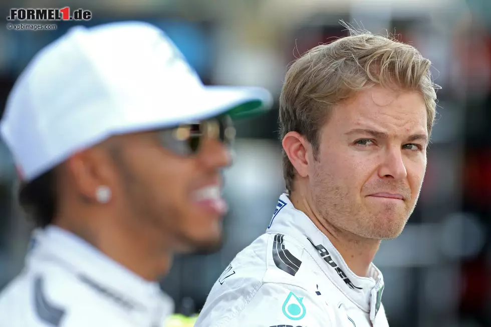 Foto zur News: Nico Rosberg (Mercedes) und Lewis Hamilton (Mercedes)