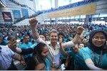 Nico Rosberg feiert in Kuala Lumpur