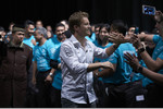 Nico Rosberg feiert in Kuala Lumpur