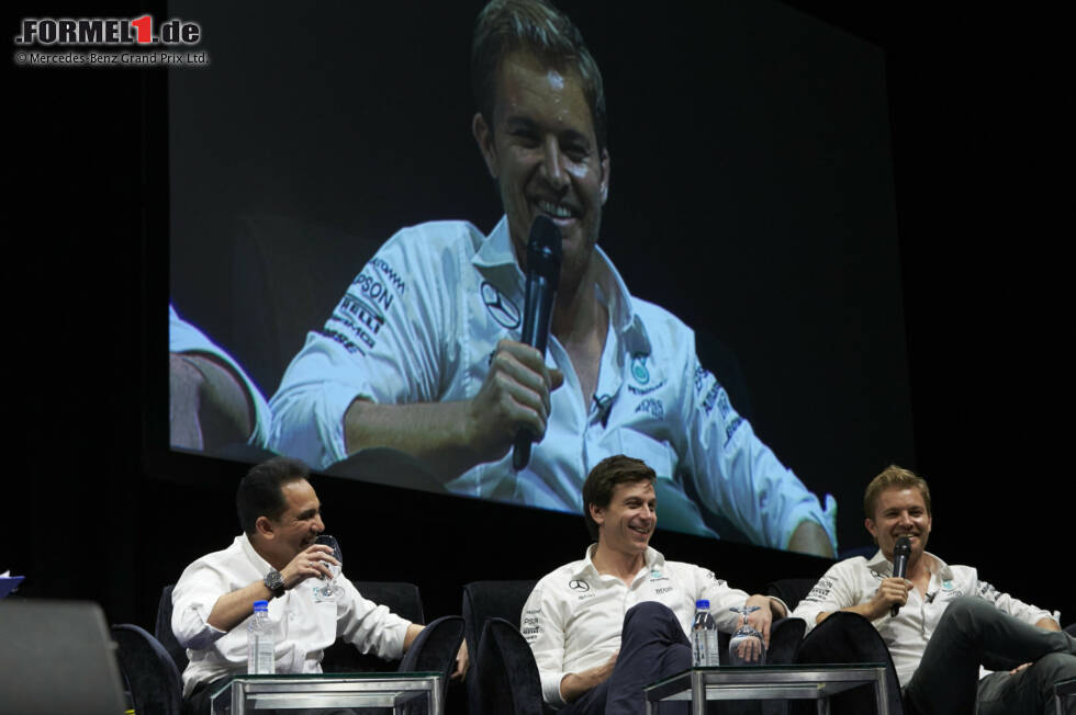 Foto zur News: Toto Wolff und Nico Rosberg