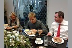 Foto zur News: Sina und Nico Rosberg, Oberbürgermeister Sven Gerich