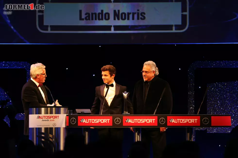 Foto zur News: Lando Norris und Vijay Mallya