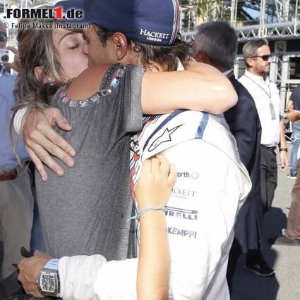 Foto zur News: Alles beim alten: Williams-Pilot Felipe Massa ist schon seit neun Jahren verheiratet. An diesem Valentinstag muss allerdings ein größeres Geschenk drin sein. Schließlich hatte sich Ehefrau Raffaela schon auf mehr Zweisamkeit gefreut, bevor es zum Rücktritt vom Rücktritt kam.