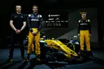 Foto zur News: Sergei Sirotkin, Jolyon Palmer und Nico Hülkenberg (Renault)