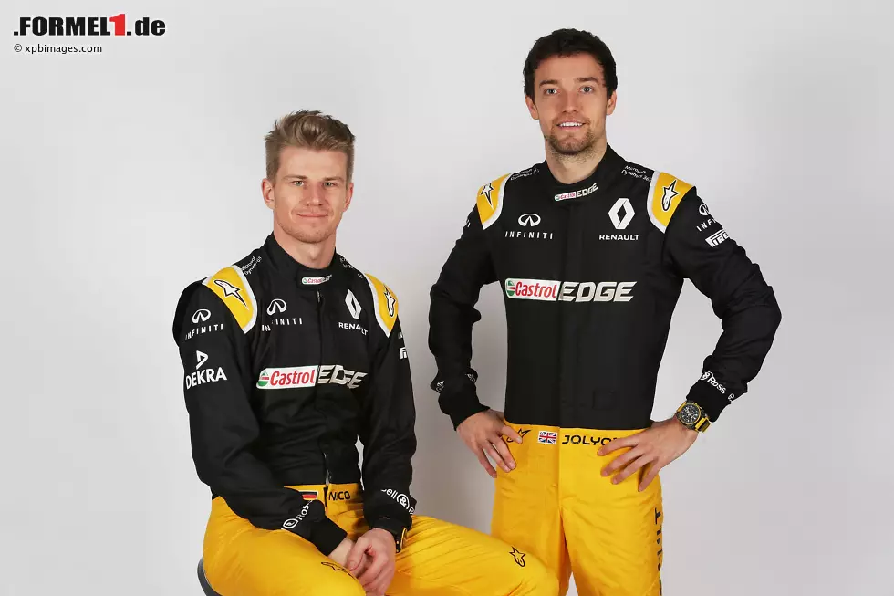 Foto zur News: Nico Hülkenberg und Jolyon Palmer (Renault)