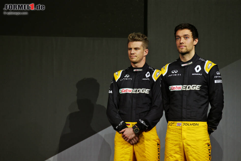 Foto zur News: Nico Hülkenberg und Jolyon Palmer (Renault)