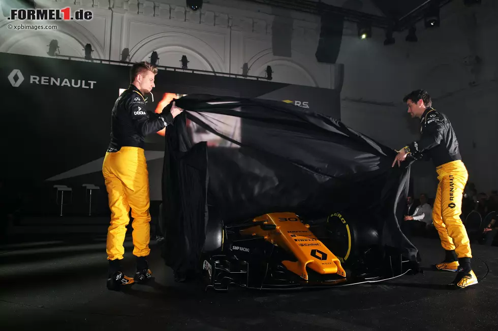 Foto zur News: Nico Hülkenberg und Jolyon Palmer (Renault)